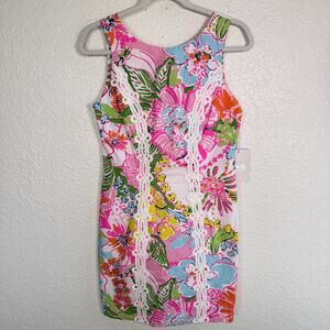 Lilly Pulitzer Dress Womens 6 Floral Shift Nosey Posie 20th Anniversary Target
